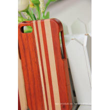 Caja de madera de la venta caliente para iPhone / la mejor calidad para la cubierta de bambú del caso de madera del iPhone